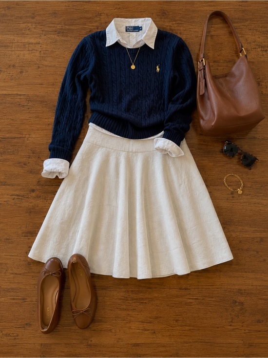 Lauren Ralph Lauren Dresses & Skirts - Lauren Ralph Lauren Linen Skirt